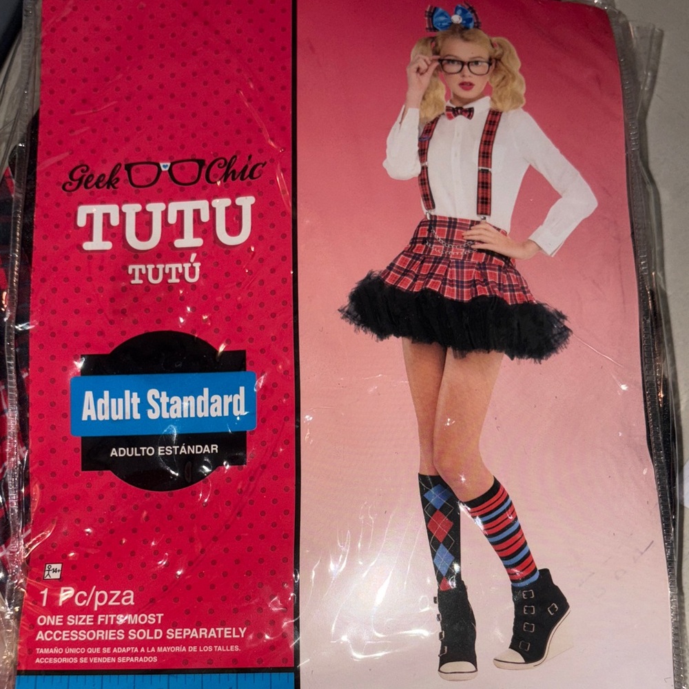Geek Chic Tutu Costume with Suspenders